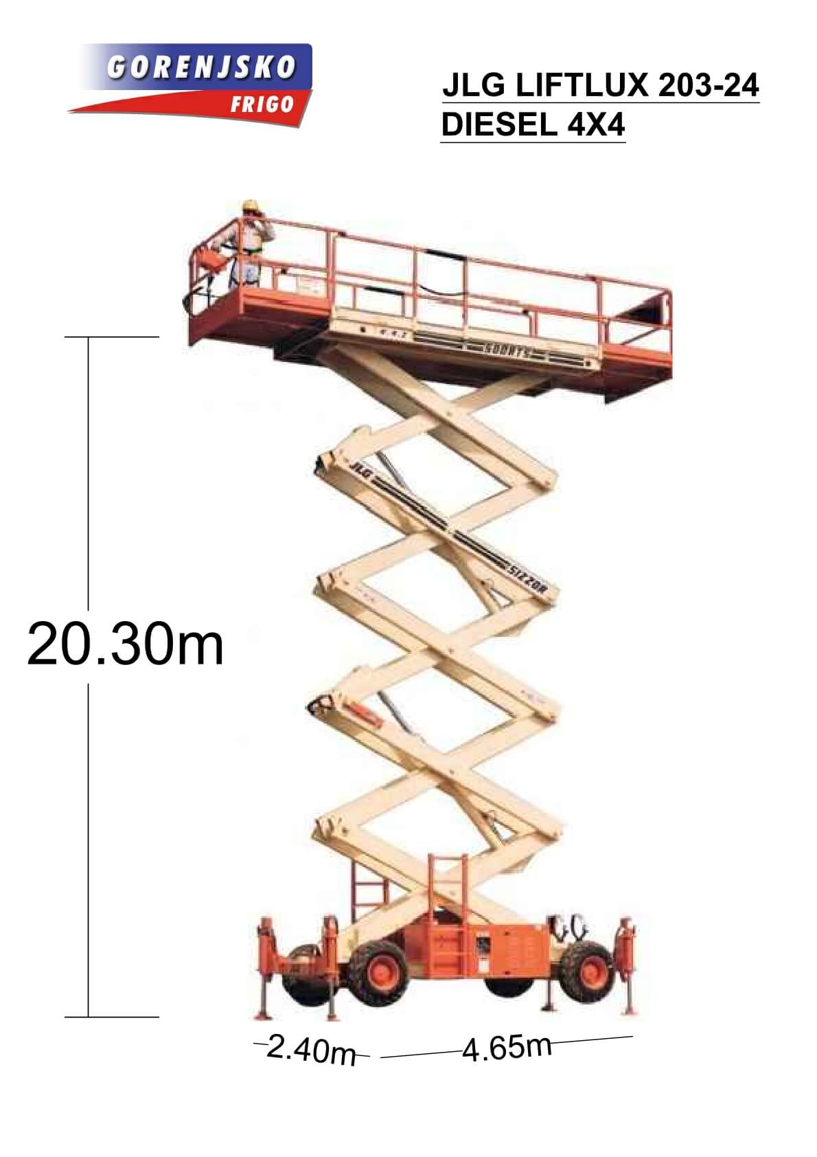 HOLLAND LIFT COMB / STAR B-195DL 25