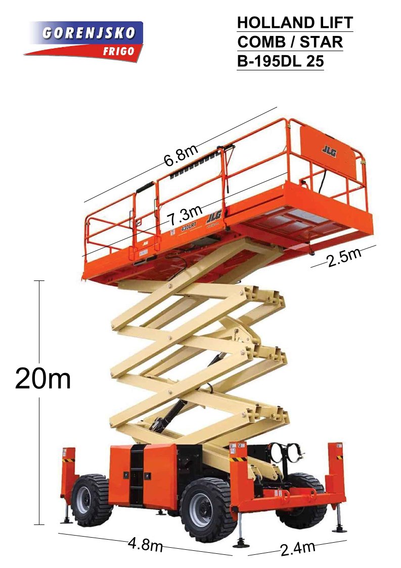 HOLLAND LIFT COMB / STAR B-195DL 25